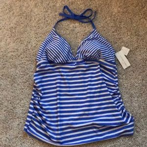 NWT Liz Lange Maternity Swim Top Large
